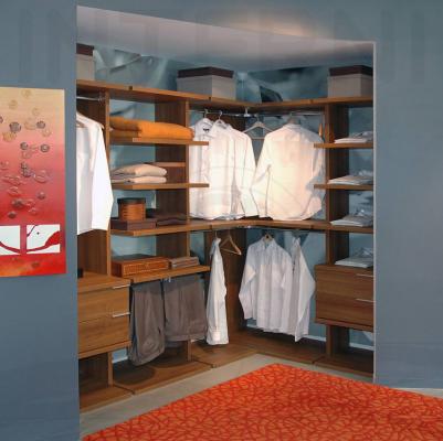 Interior armario de rincon