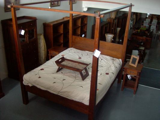 cama con dosel