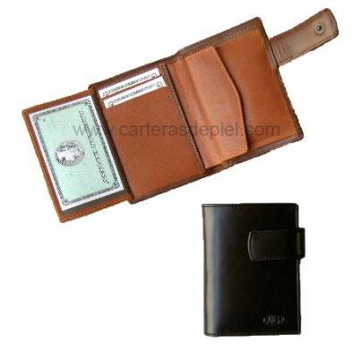 cartera de piel