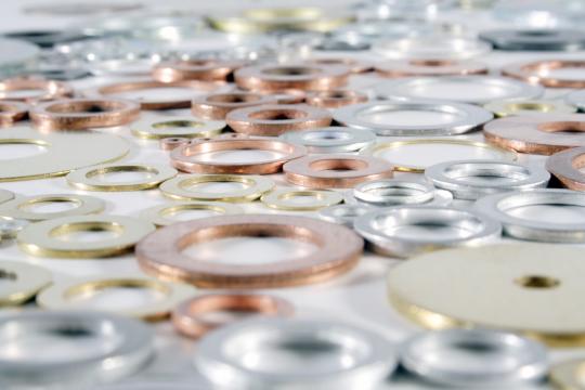 Arandelas metalicas