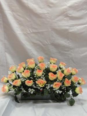 Flores artificiales cementerio. oasisdecor.com JARDINERA CEMENTERIO FLORES ARTIFICIALES CAPULLOS ROSAS