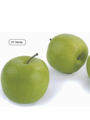 frutas artificiales de calidad MANZANAS ARTIFICIALES VERDE GAMA ECONOMICA oasisdecor.com