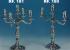 candelabros en plata