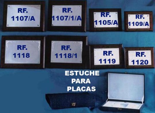 placas en alpaca y plata