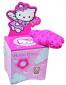 silla baul con cojin hello kitty