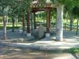 pergola y adoquinado en fuente natural