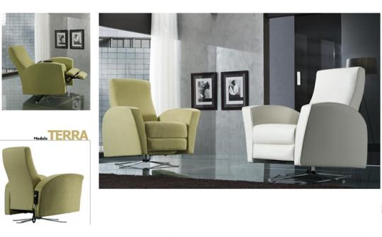 Butacas de diseño relax motorizada y giratoria