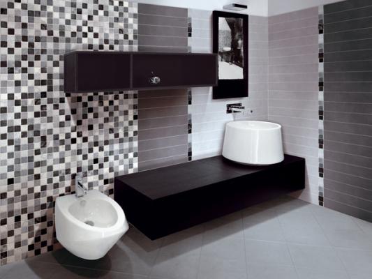 Baño Buñol Gris-Blanco-Negro