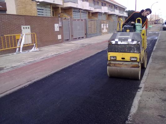 Carril terminado en EL BERCIAL (Getafe)