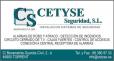 Tarjeta Visita Cetyse Seguridad