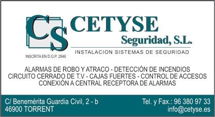 Tarjeta Visita Cetyse Seguridad
