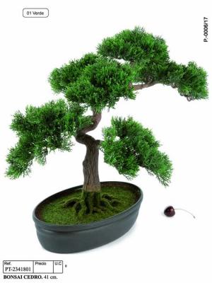 Bonsai artificial de calidad BONSAI ARTIFICIAL CEDRO PEQUEÑ Ooasisdecor.com