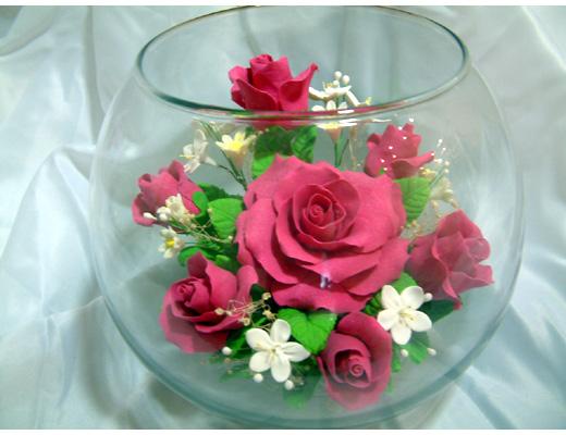 Rosas de jabon perfumado