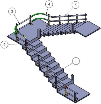 Salvaescaleras Curvas