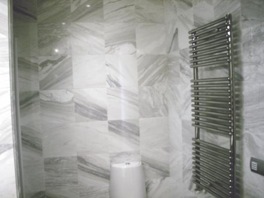 Baño en Marmol Blanco Volakas