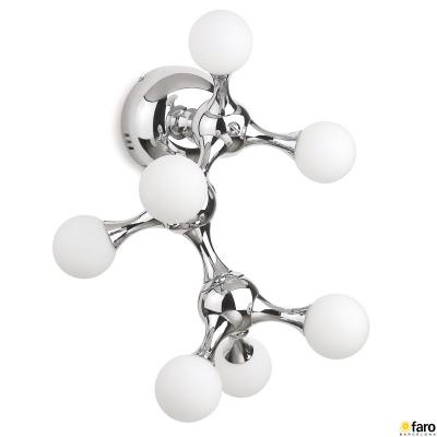 Aplique de pared atomiun 7 bolas