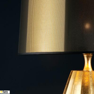 Lámpara de sobremesa oro 2 detalle