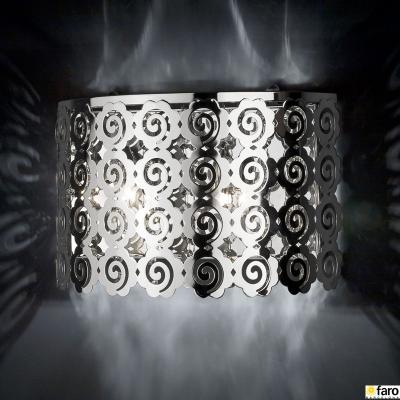 Aplique de pared metal