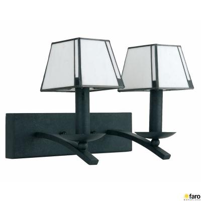 Aplique de pared ext doble
