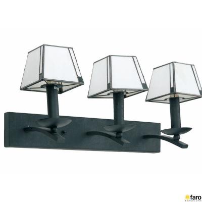 Aplique de pared ext triple