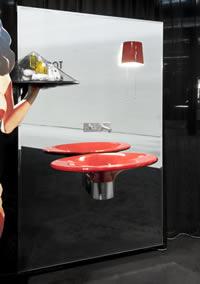 Detalle lavabo Kalla diseñado por Marc Sadles para Karol
