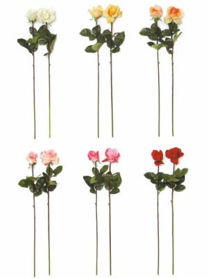 rosas artificiales de calidad JUEGO CAPULLO Y ROSA ARTIFICIAL oasisdecor.com
