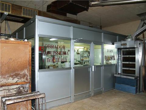 cerramiento de panaderia