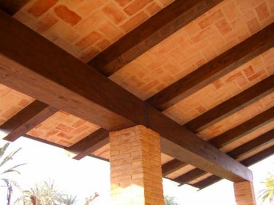 Artesonado de Vigas de madera