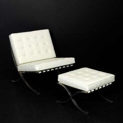Sillón Boston Piel Blanco