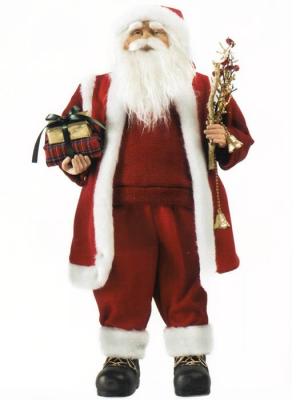 Muñeco papa noel de calidad PAPA NOEL CON REGALOS Y CAMPANILLAS GRANDE oasisdecor.com