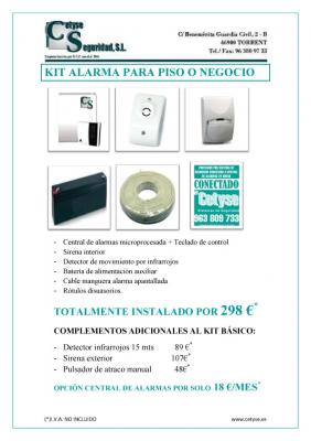 Kit Alarma Piso o negocio