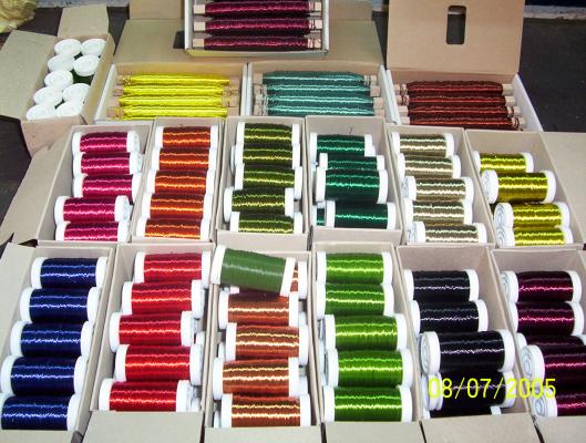 Cobre esmaltado en colores