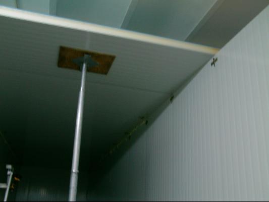 Detalle constructivo de Cámara de Conservación , Refrigeración Industrial.