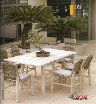 Conjunto Jardín Teka blanca