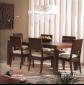 Mesa de comedor+6 sillas Teka maciza