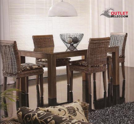 Mesa de comedor+6 sillas Médula