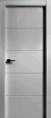 Puerta lacada modelo 9005 en block. Incluye tapetas y Manivela de regalo. Herraje en cromado.