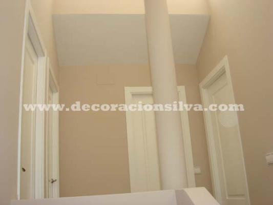 Terminacion en liso y puertas lacadas