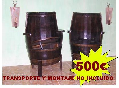 sillones de barrica