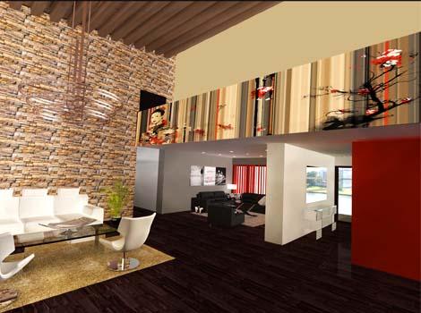 Vivienda Unifamiliar, salón 