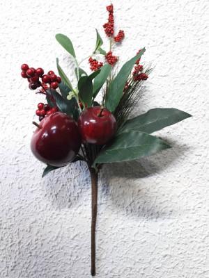 adornos de navidad de calidad PICK NAVIDAD MANZANAS ROJAS oasisdecor.com