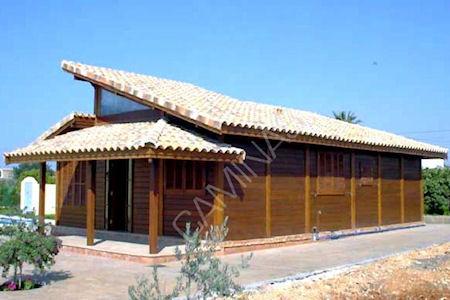 Casas de madera tropical Modelo León