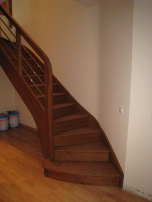 escalera de madera 