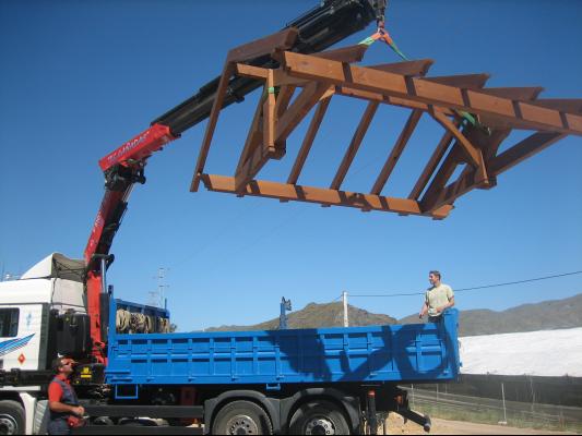 pergolas a dos pendientes