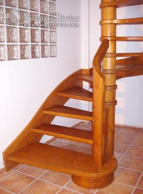 Arranque de escalera caracol, Antas, Almería.