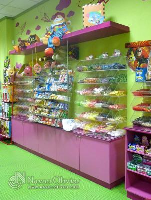 Interiorismo tienda de gominolas