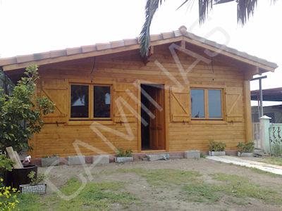 Casas de madera nórdica maciza Modelo Sueca
