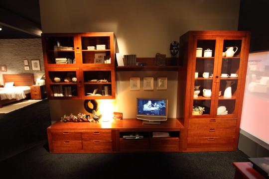 mueble de salon en madera 100%macizo