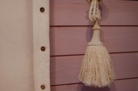 Madera en crudo pintada con Hydrocera 0% Habitación Lila