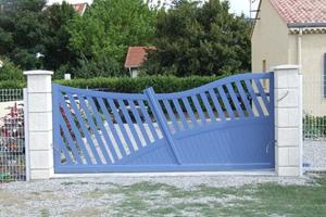 cancela de aluminio